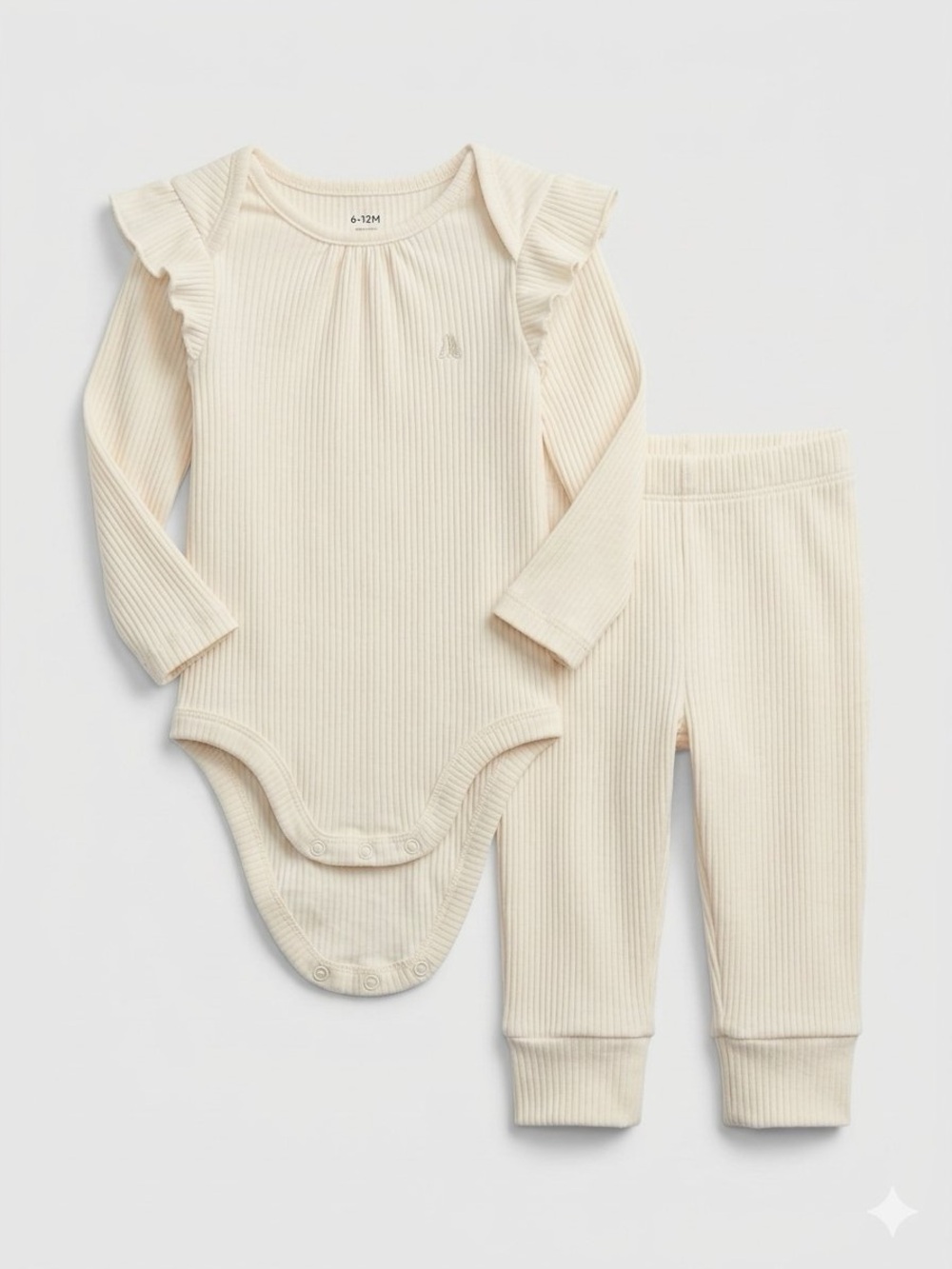Baby Gap First Favorites Ribbed Bodysuit & Pants Set - 6-12 Months (EUC)